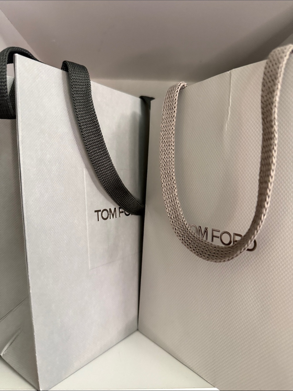 Tom Ford Gift Bags (2) — 6.5"x8" & 7"x8"